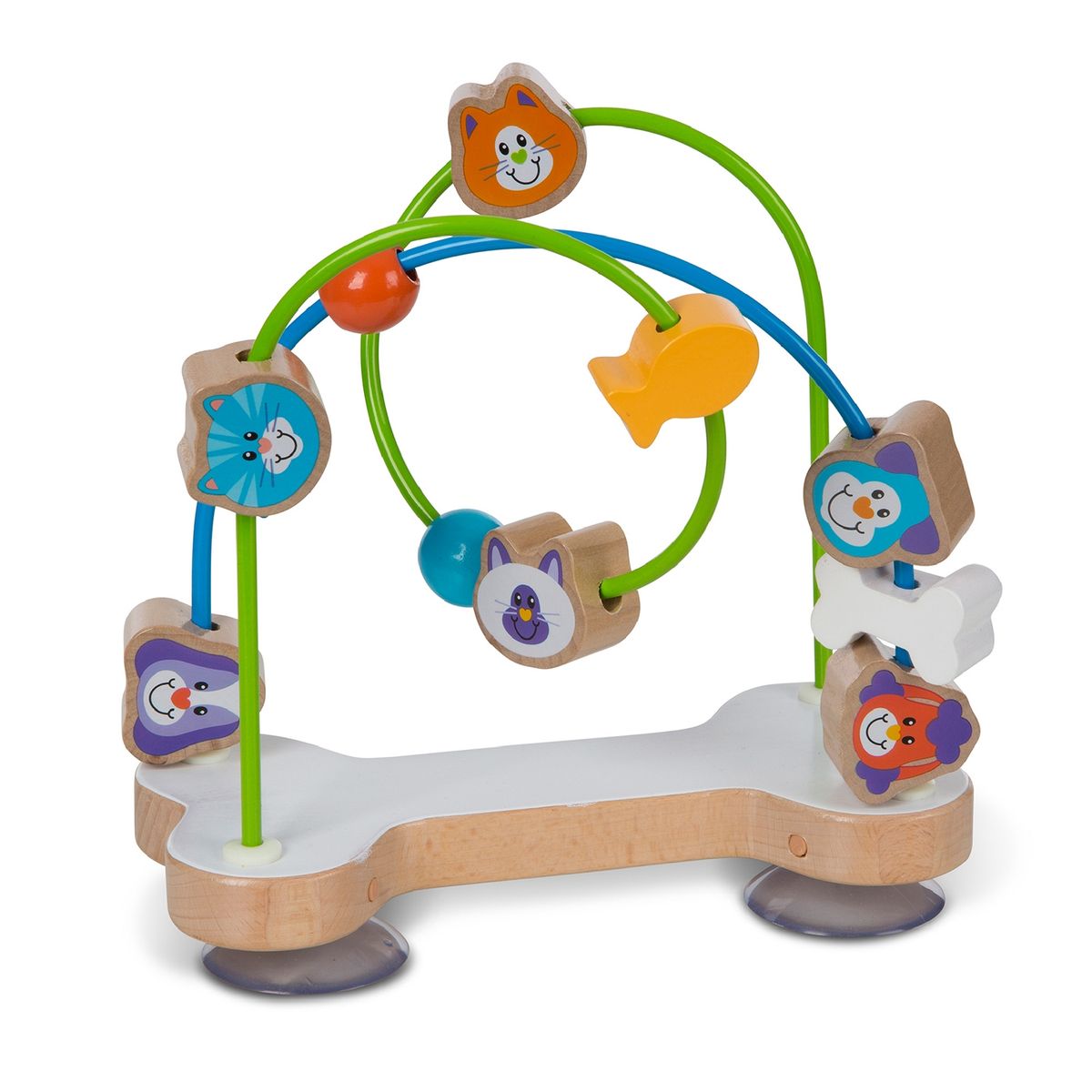 MELISSA & DOUG - Caramba Melissa Doug Laberinto De Madera Animales