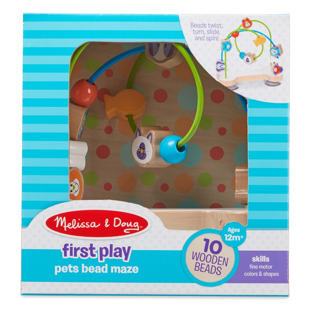 MELISSA & DOUG - Caramba Melissa Doug Laberinto De Madera Animales