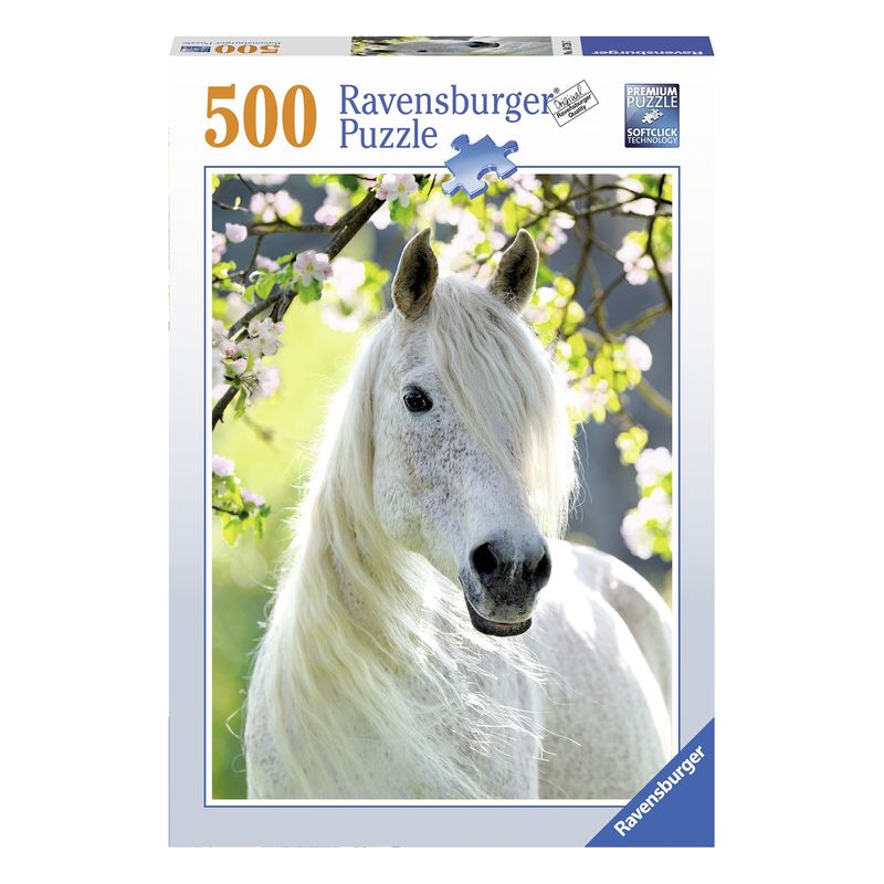 RAVENSBURGER - Puzzle Corcel Blanco 500 Piezas Ravensburger