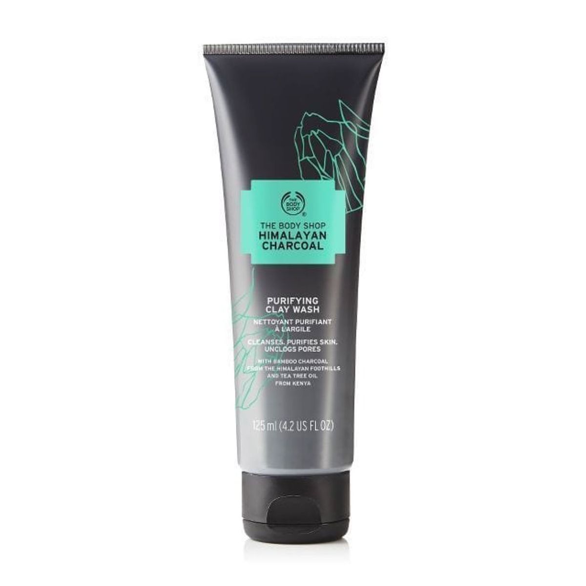 THE BODY SHOP - Limpiador de Arcilla Purificante Himalayan Charcoal 125 ml  The Body Shop