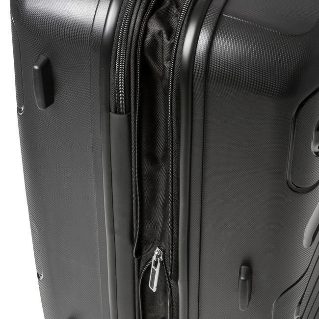 SAXOLINE - Maleta Mediana Fortress Negro De Viaje Saxoline