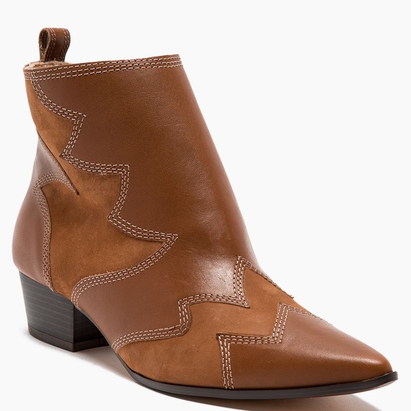 CARO CRIADO - Botin Mujer Cuero Marron
