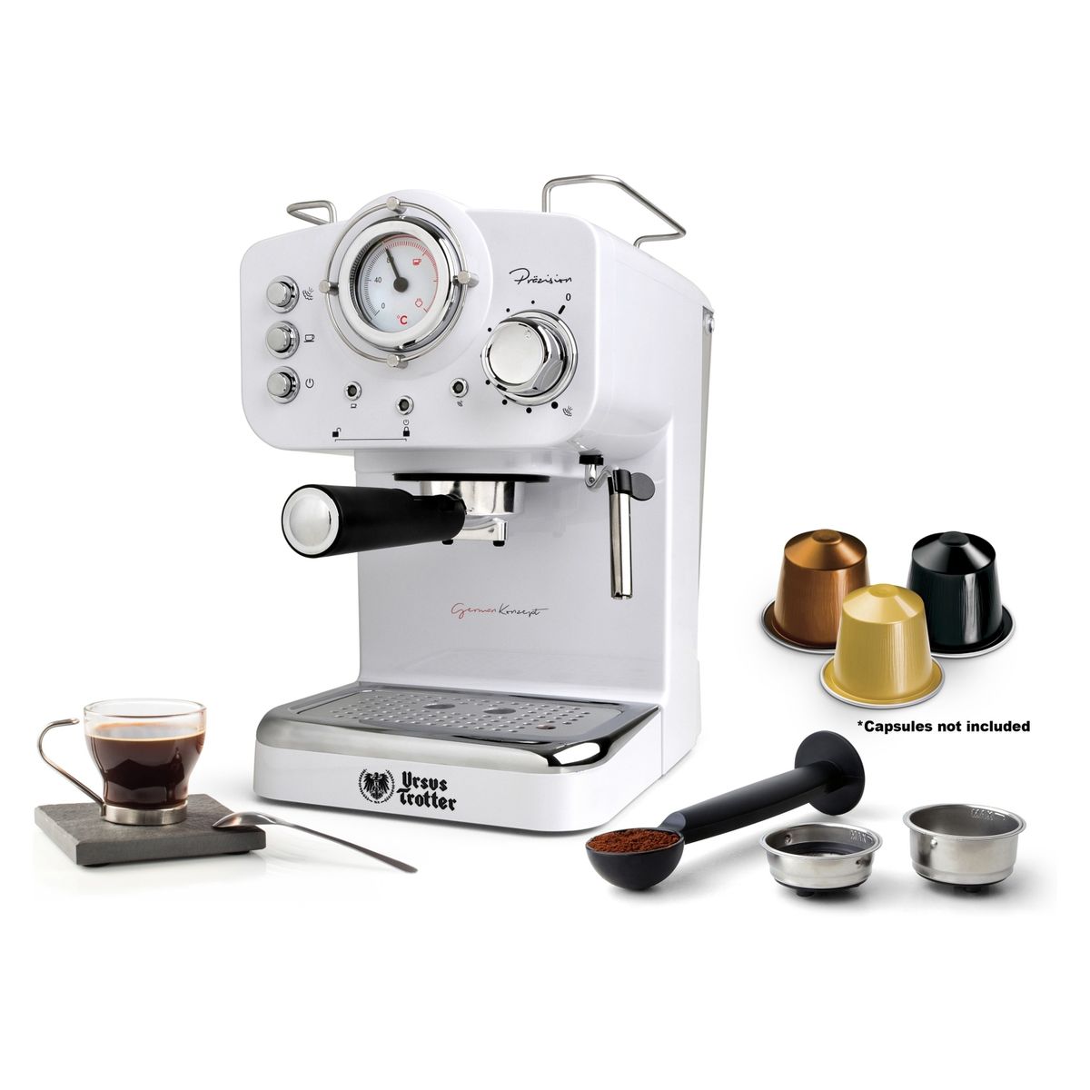 URSUS TROTTER - Cafetera Espresso KAFFEEDELUXE de Ursus Trotter