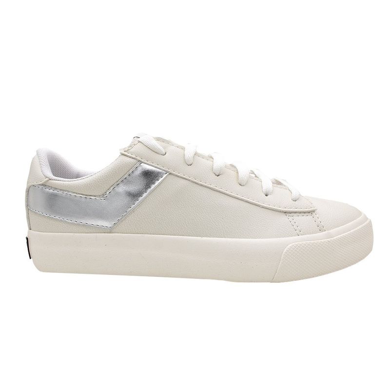 PONY - Topstar Zapatilla Urbana Mujer Cuero Blanca