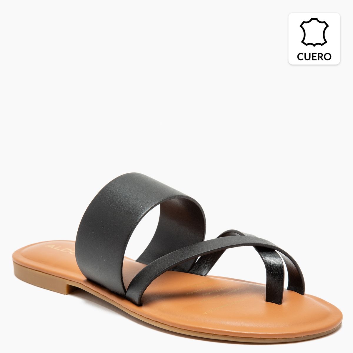 ALDO - Sandalia Mujer Cuero Negra