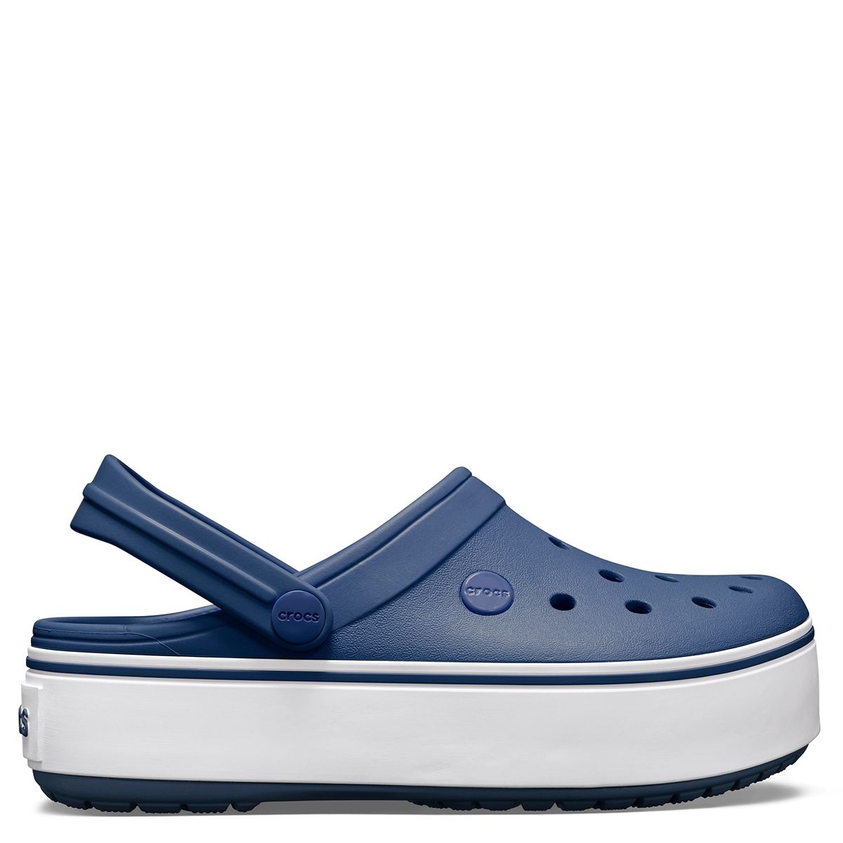 CROCS - Sandalia Mujer Plataforma Azul