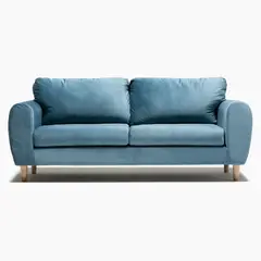 JDO & DESIGN - Sofá 3 Cuerpos Stay Velvet Celeste Mica