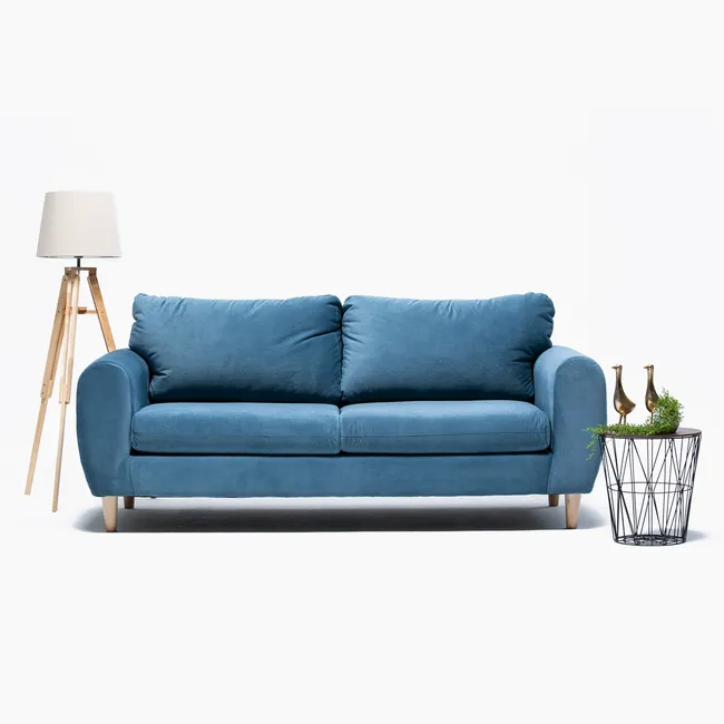 JDO & DESIGN - Sofá Stay 3 Cuerpos Velvet Grab Mica