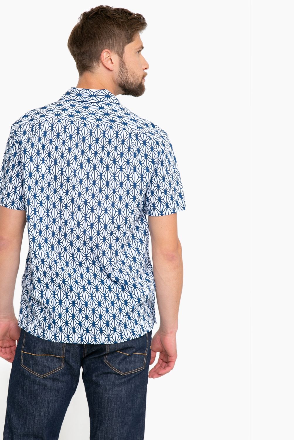 JCREW - Jcrew Camisa Casual Manga Corta Algodón Hombre