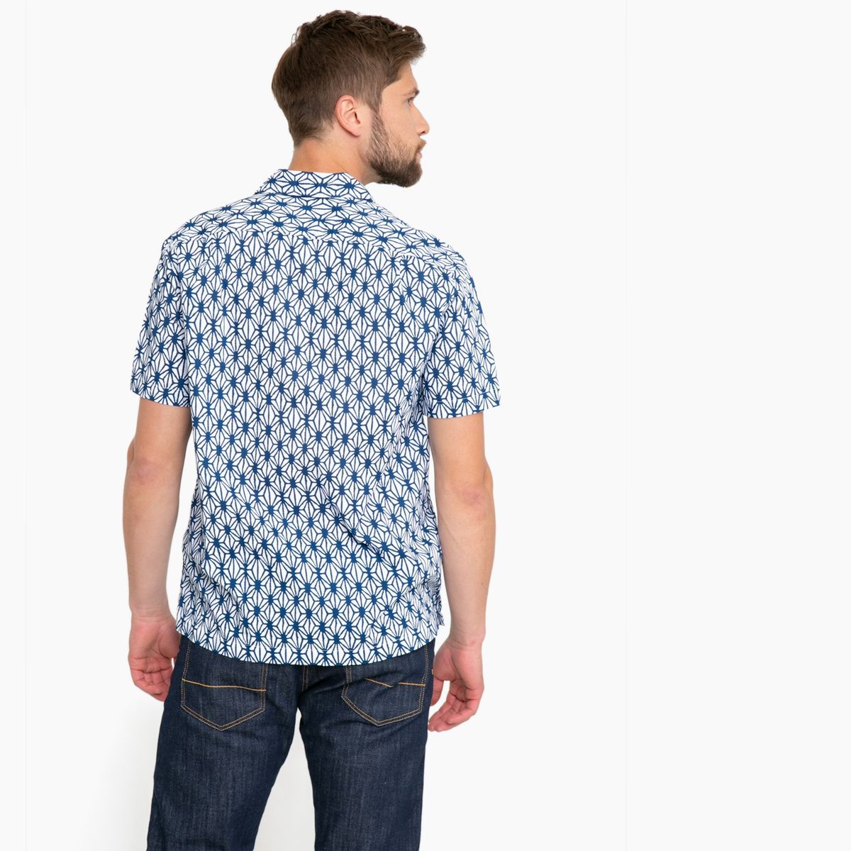 JCREW - Jcrew Camisa Casual Manga Corta Algodón Hombre