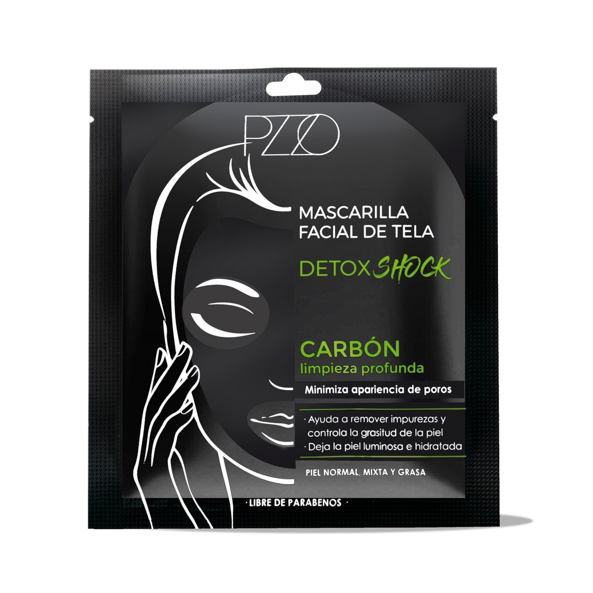 PETRIZZIO - Mascarilla Tela Carbon Detox Shock Petrizzio