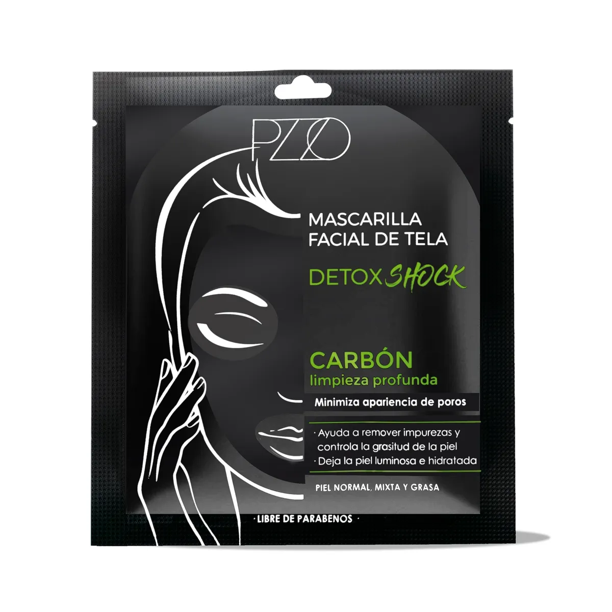 PETRIZZIO - Mascarilla Tela Carbon Detox Shock Petrizzio