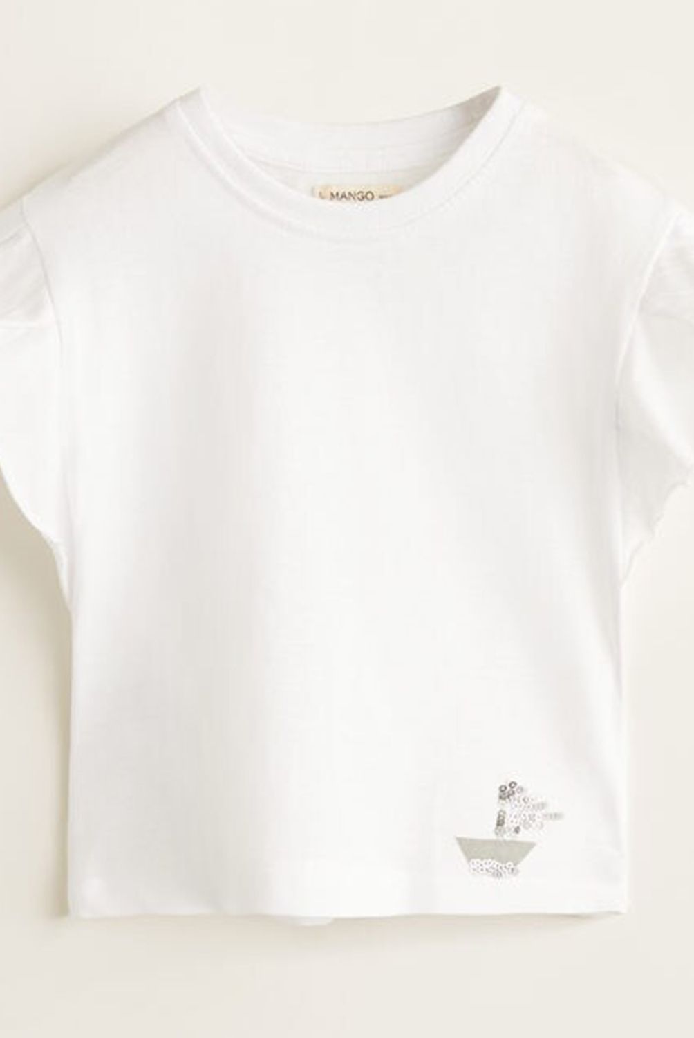 MANGO KIDS - Mango Kids Polera Algodón Niña