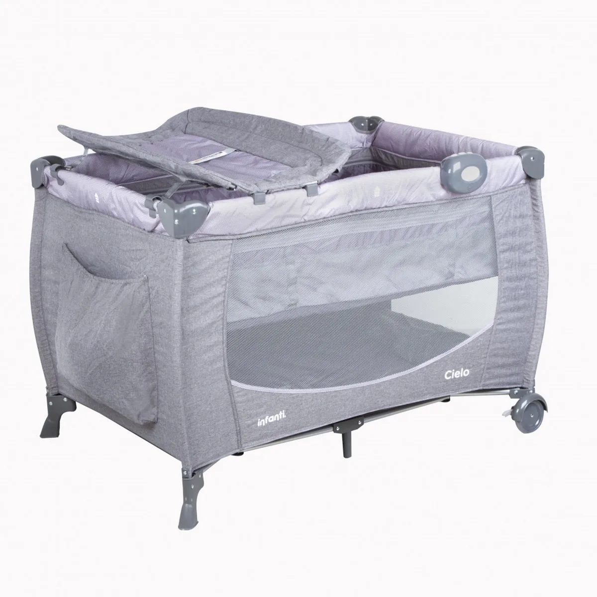 INFANTI - Cuna Playard Cielo Grey Infanti