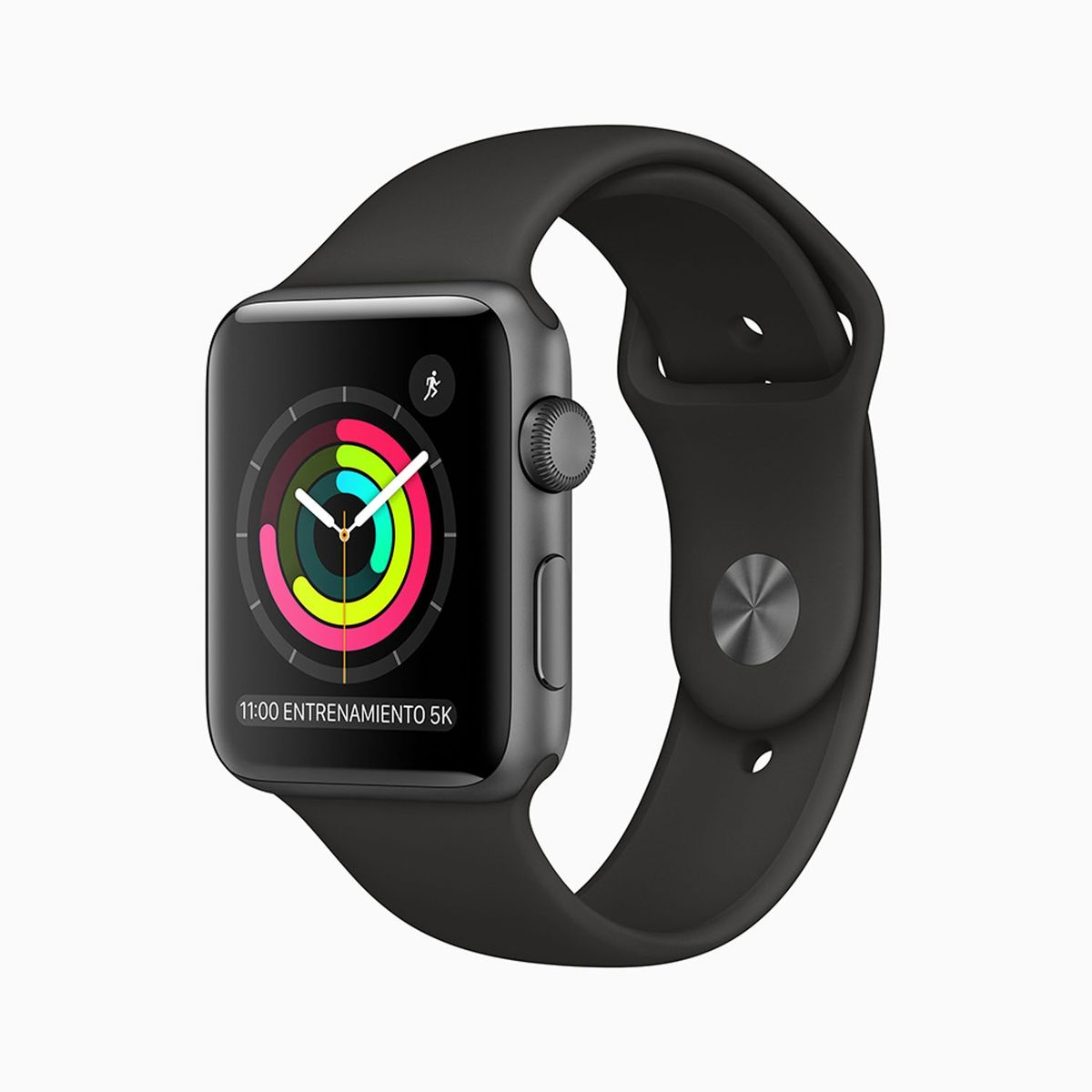 APPLE - Apple Watch series 3 (42mm, GPS) - Aluminio Gris Espacial - Negro