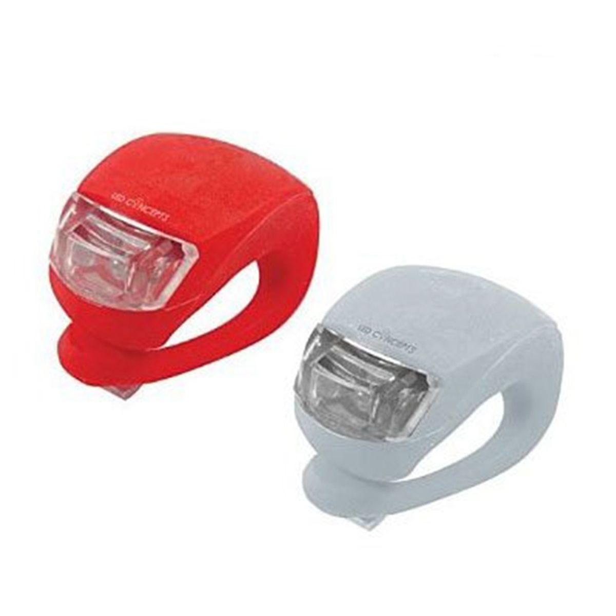 GENERICO - 2 Luces Led para Bicicleta de Silicona 3 Modos