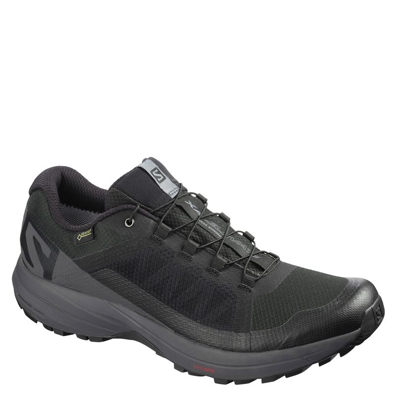SALOMON - Xa Elevate Zapatilla Outdoor Hombre Negro Impermeable Salomon