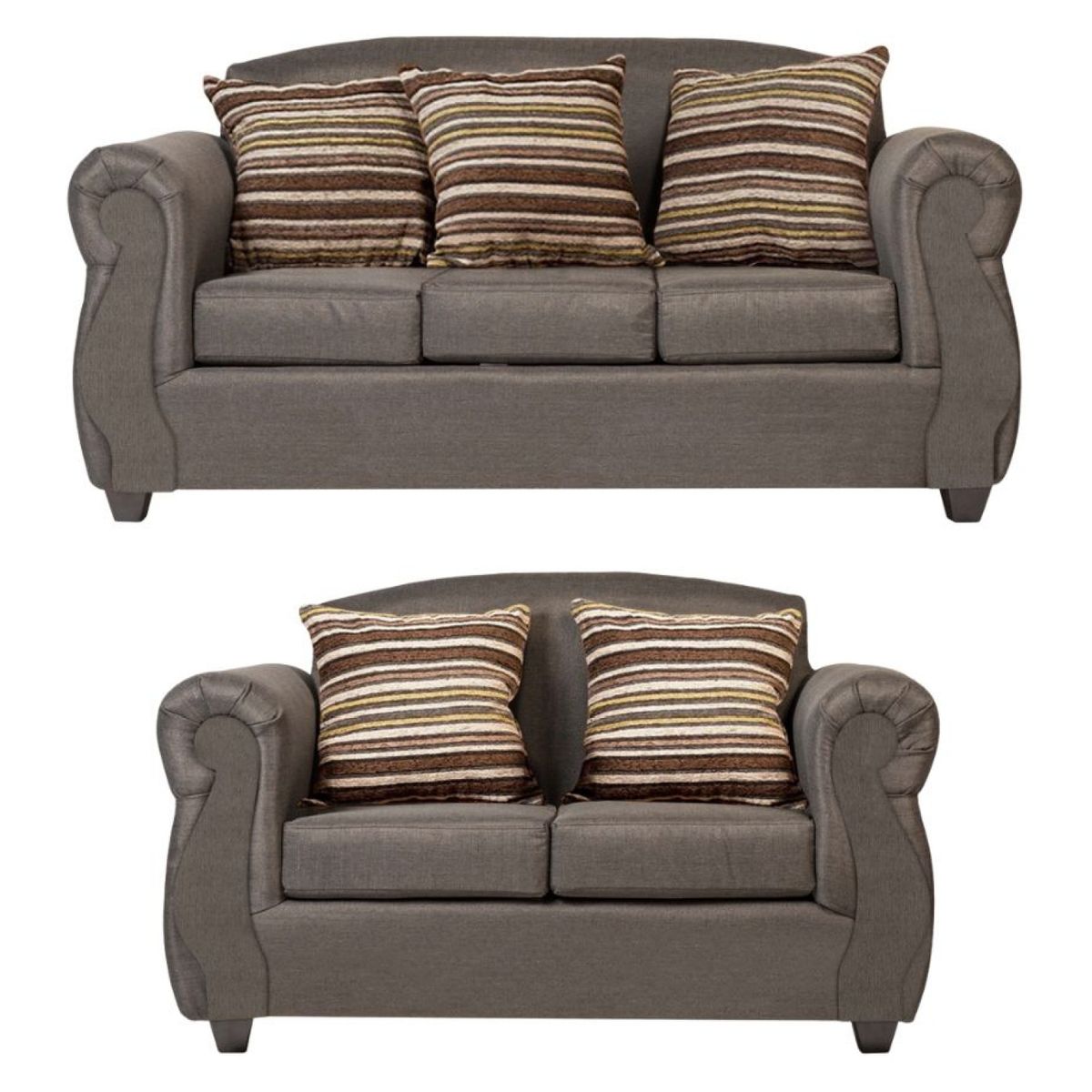 ALTOHOGAR - Juego de Living Montejo 3 Cuerpos + 2 Cuerpos