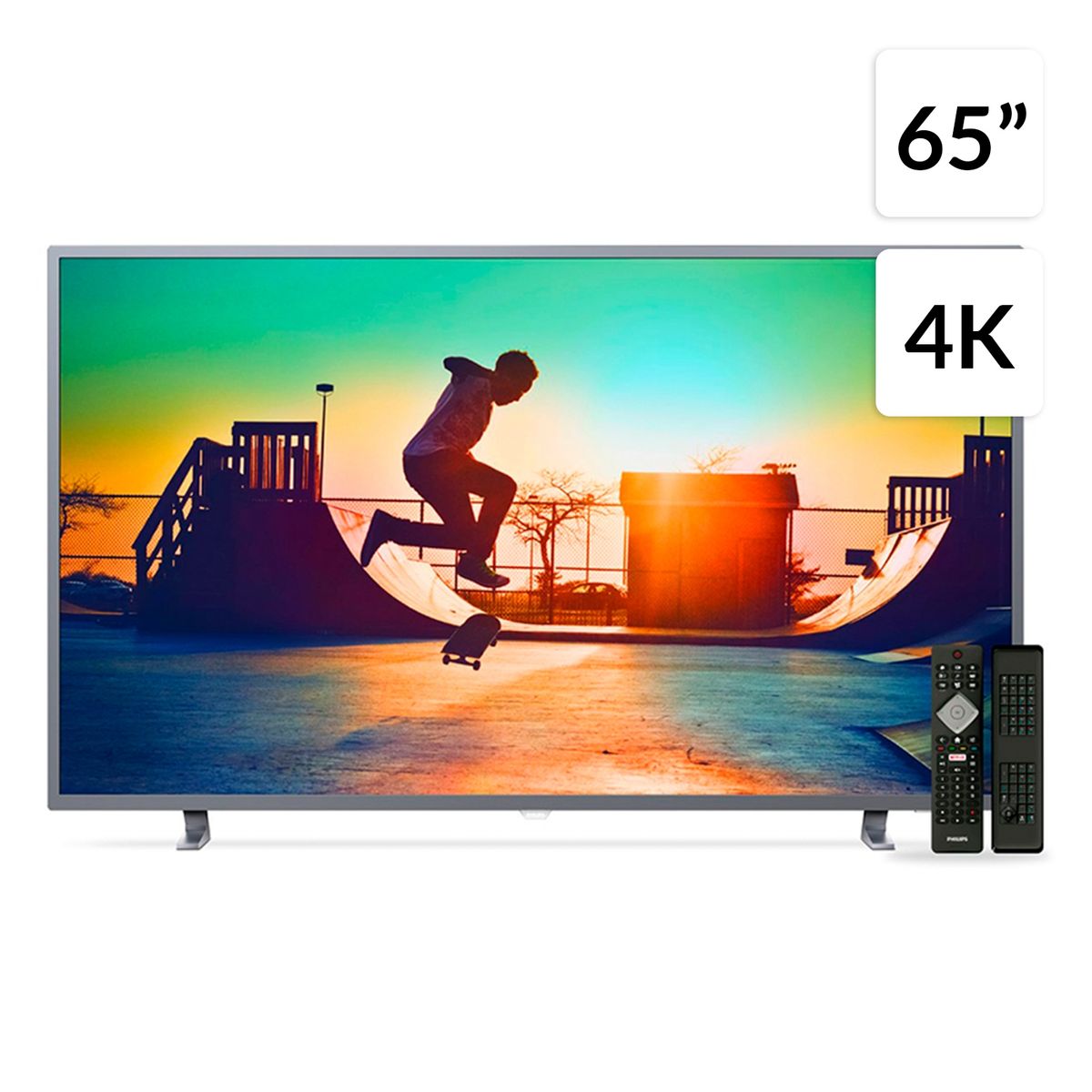 PHILIPS - LED 65" 65PUD6703/44 4K Ambilight Smart TV