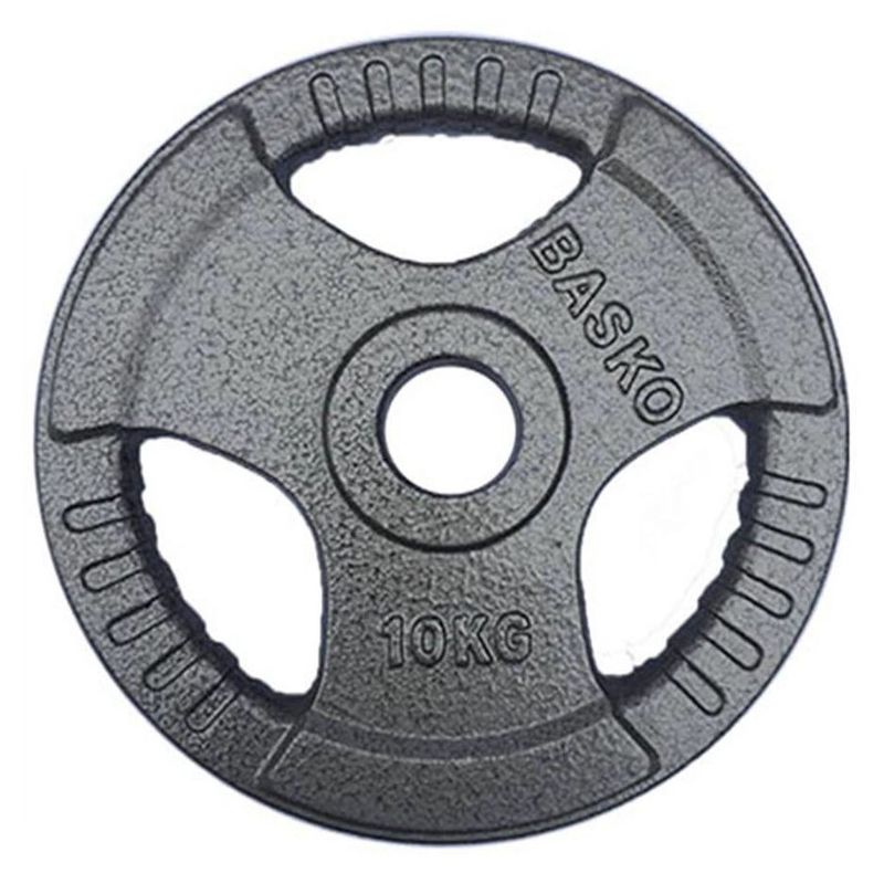 BASKO FITNESS - Discos olimpicos acero par 10 kg