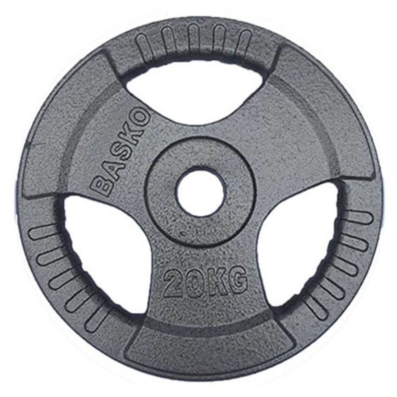 BASKO FITNESS - Discos olimpicos acero par 20 kg
