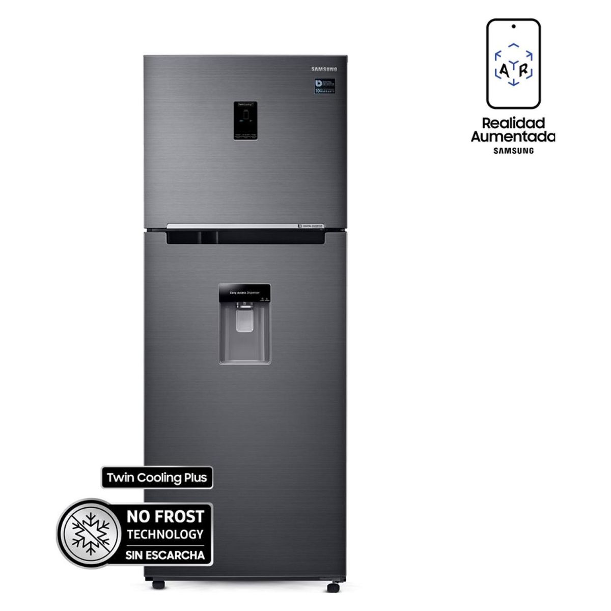 SAMSUNG - Refrigerador No Frost 368 lt RT38K5992BS/ZS Samsung