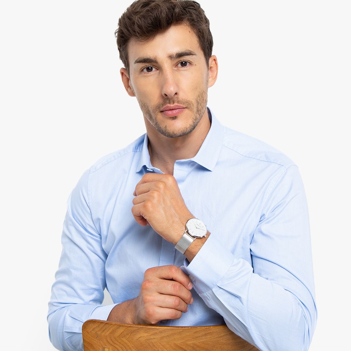 BERING - RELOJ MALLA PLATEADO BERING