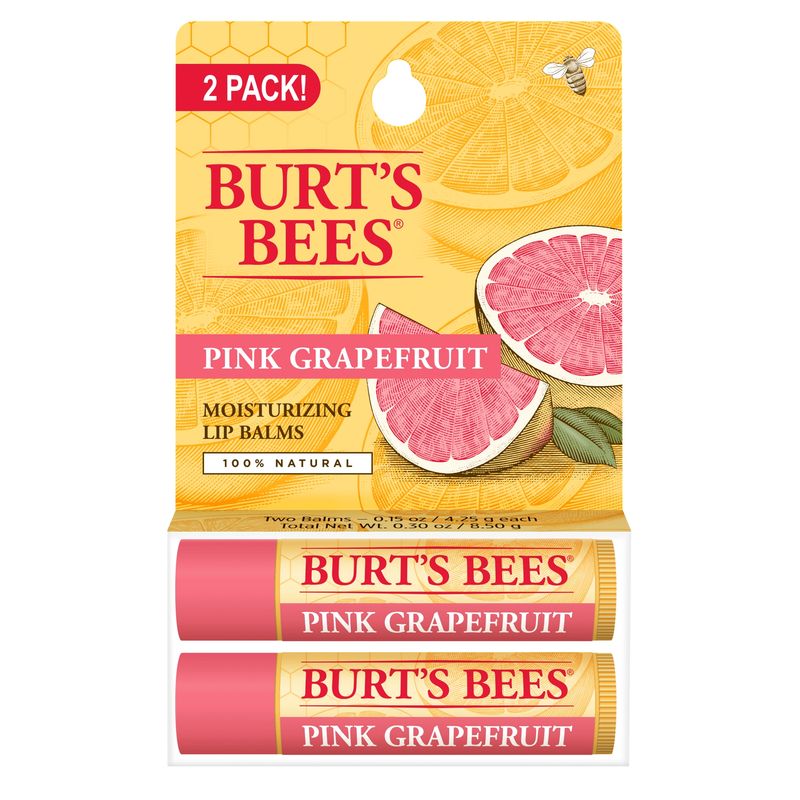 BURTS BEES - Set 2 Bálsamos Labiales Burt's Bees Pink Grapefruit BURTS BEES