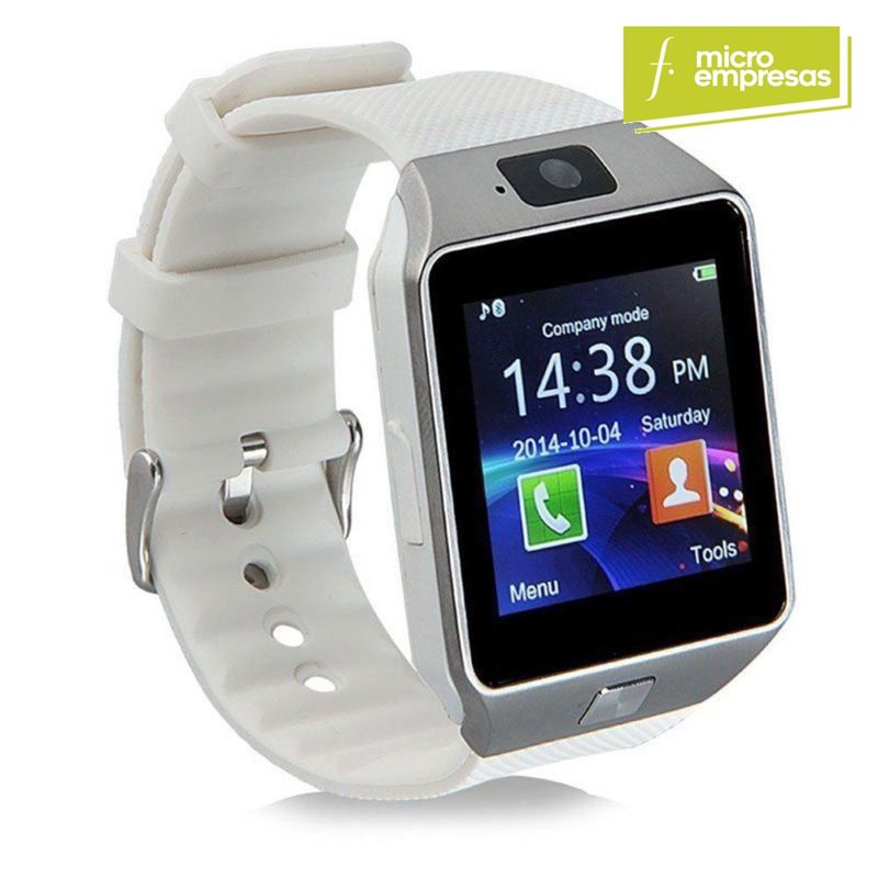 GENERICO - SMARTWATCH RELOJ INTELIGENTE DZ09 BLANCO