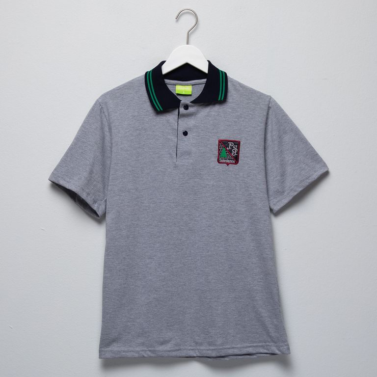 Polera Pique Escolar Niño Algodón