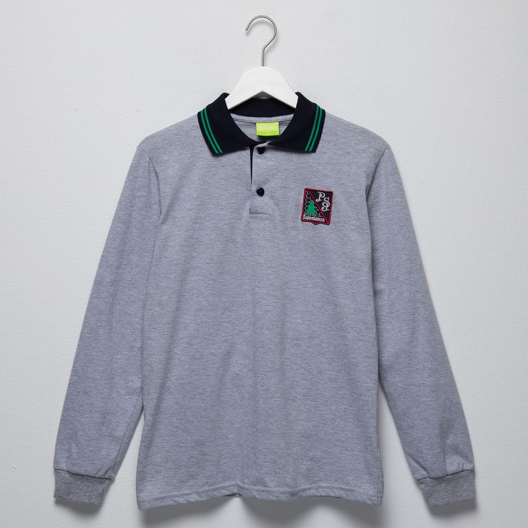 Polera Pique Escolar Niño Algodón