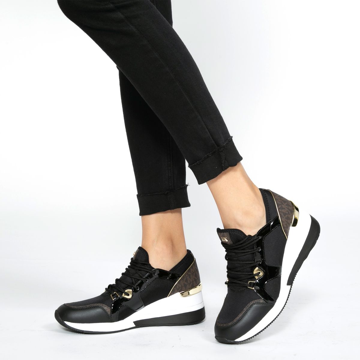 MICHAEL KORS - Michael Kors Zapatilla Urbana Mujer Cuero Negra