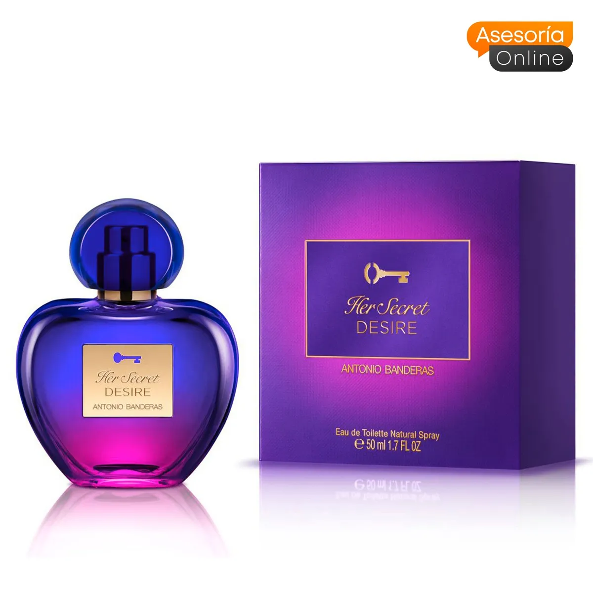 BANDERAS - Perfume Mujer Her Secret Desire EDT 50 ml Banderas