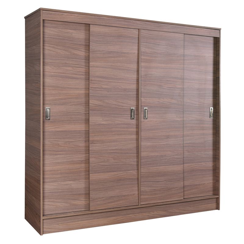CIC - Clóset Maule 4 Puertas Correderas Walnut Cic