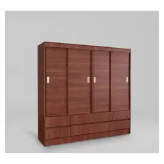 CIC - Clóset Maule 4 Puertas Corredera 8 Cajones