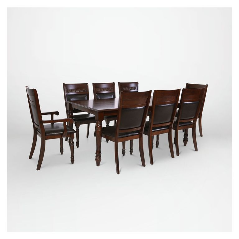 CIC Juego De Comedor New Cordobes 6 Sillas+2 Sitiales 180 Cm