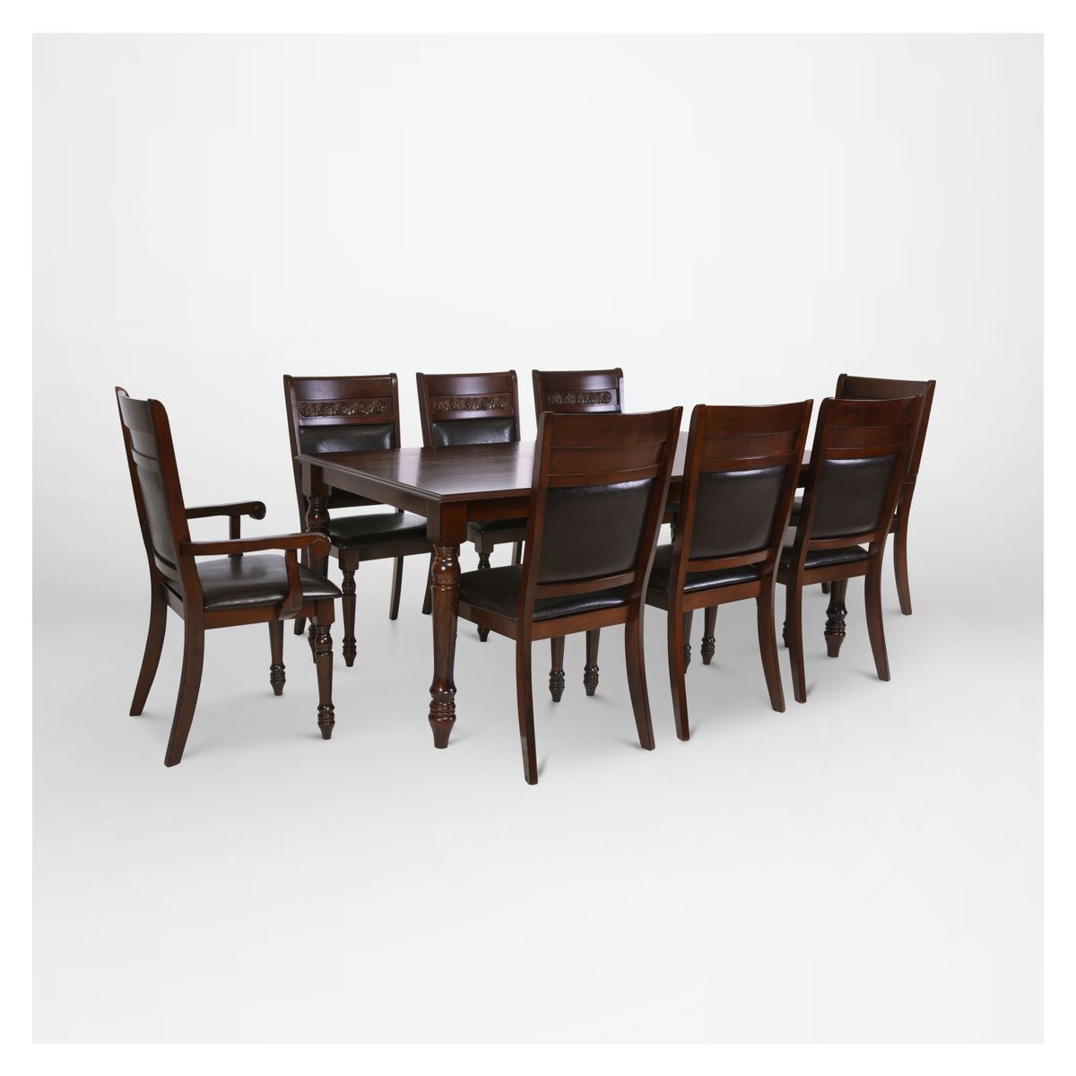 CIC - Juego De Comedor New Cordobes 6 Sillas+2 Sitiales 180 Cm Cic