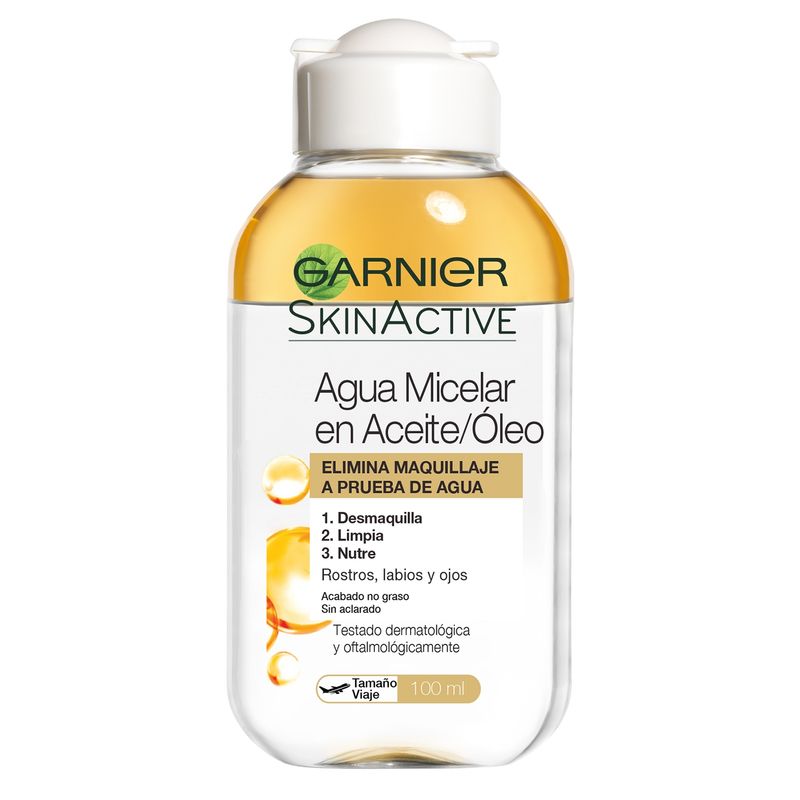 GARNIER - Mini Agua Micelar Oleo Garnier Skin Natural Face