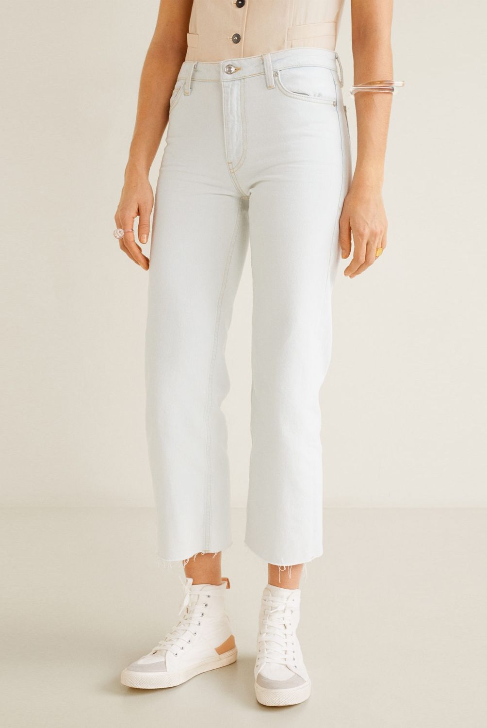 MANGO - Jeans Bleach Mujer Mango