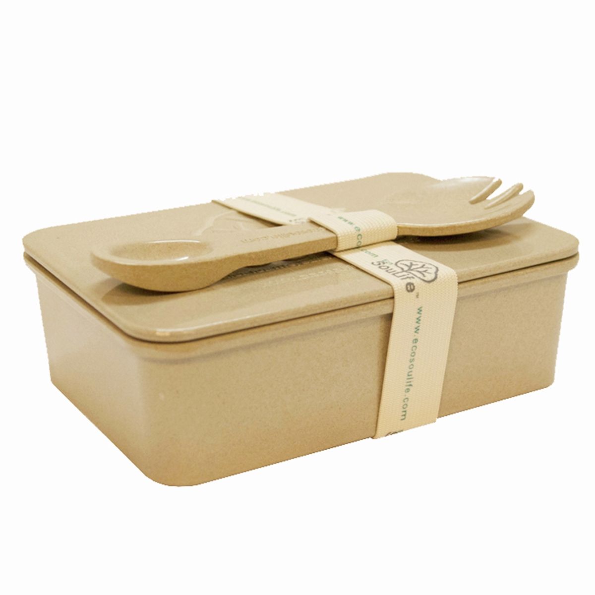 ECOSOULIFE - Lonchera Ecológica Reutilizable A 12X5,5X17 Cm Ecosoulife