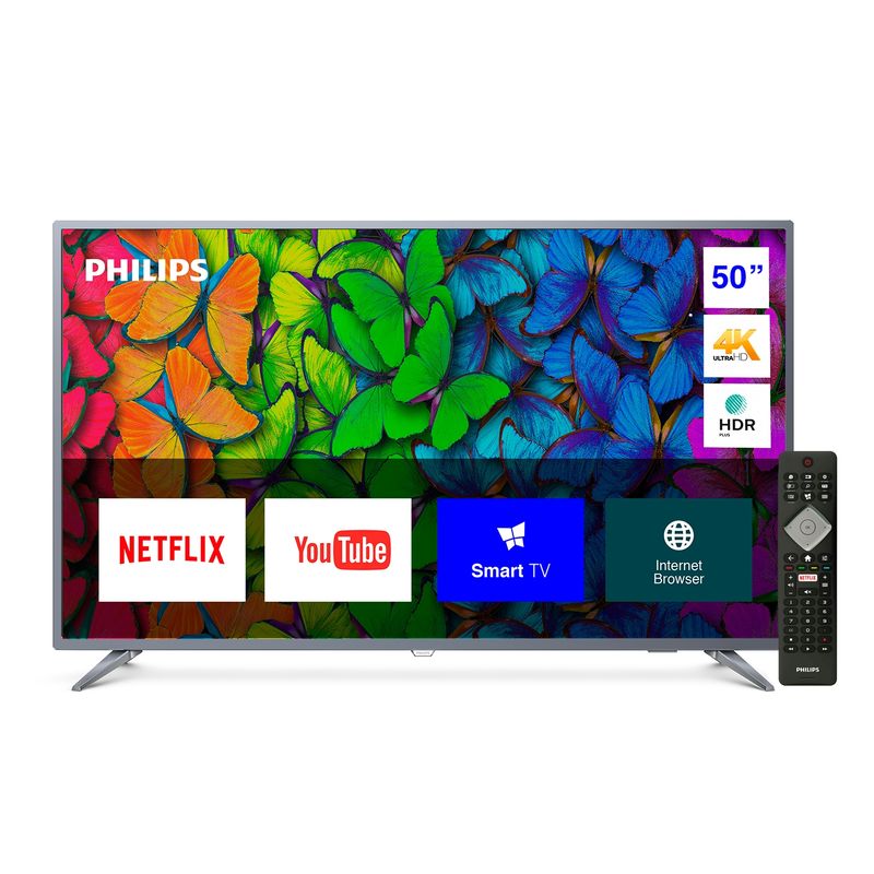 PHILIPS - LED 50" 50PUD6513/44 4K Ultra HD Smart TV