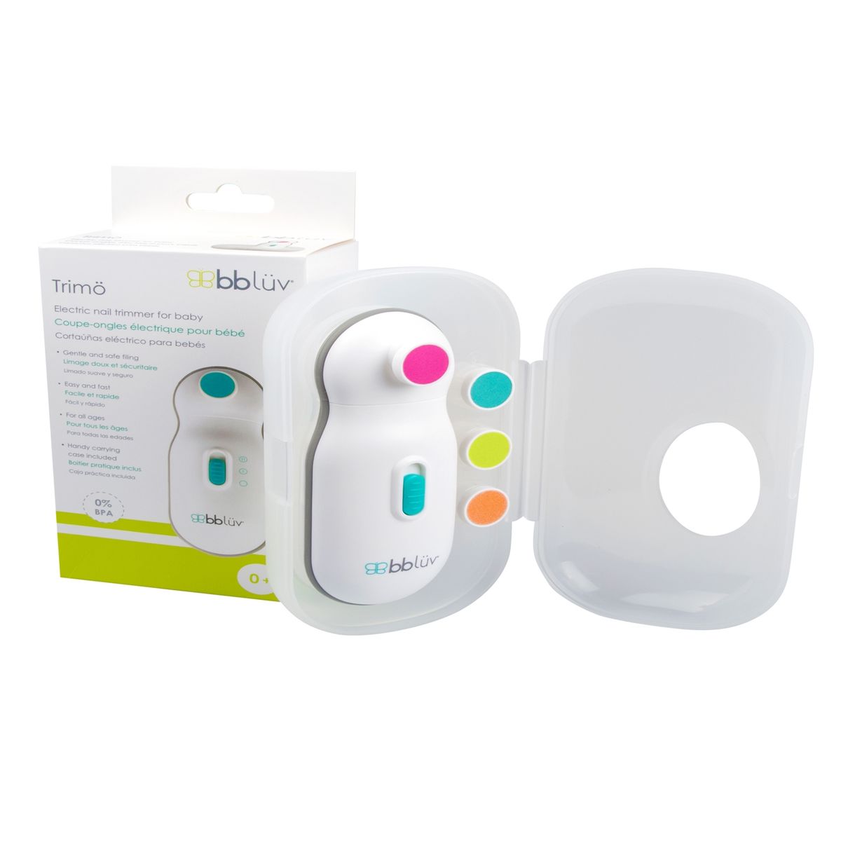 BBLUV - Limador De Uñas Eléctrico Bebé Bbluv