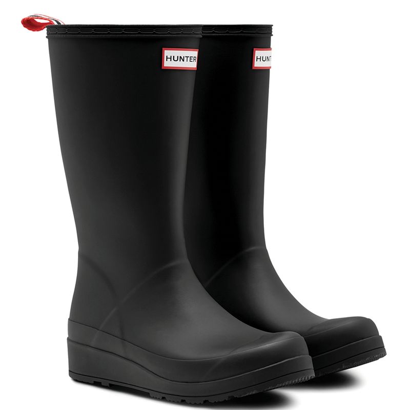 HUNTER - Bota De Agua Mujer Negra Hunter