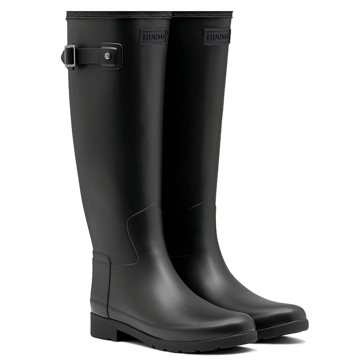 HUNTER - Bota de Agua Mujer Negra Hunter