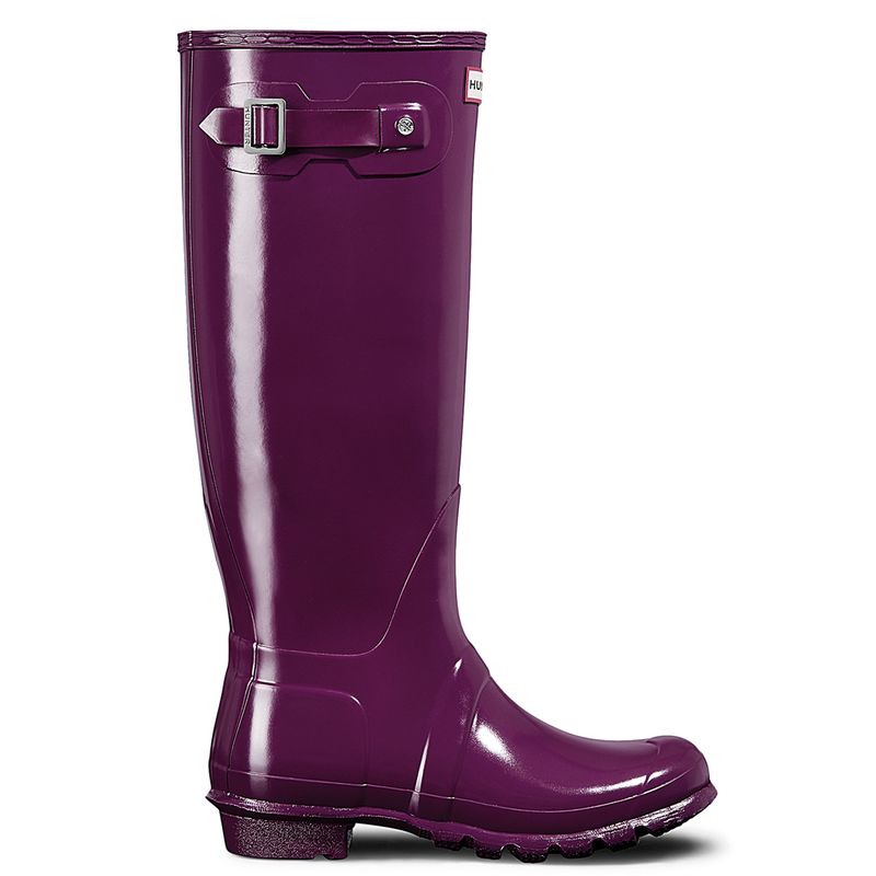 Cotswold Mujer Windsor Short Wellington Botas Agua Zapatos Morado 37