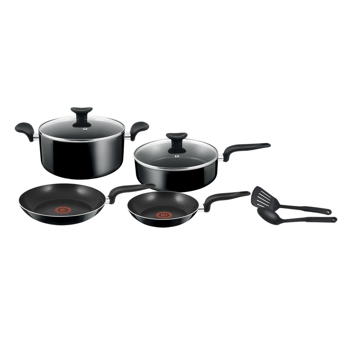TEFAL - Batería de Cocina Antiadherente Easy Care 8 Piezas