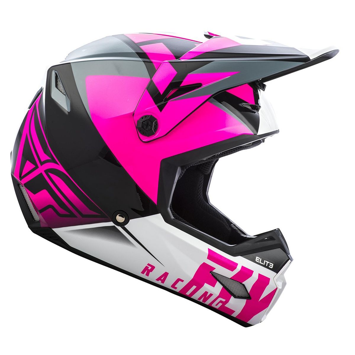 FLYRACING - Casco Mx Pink/Black