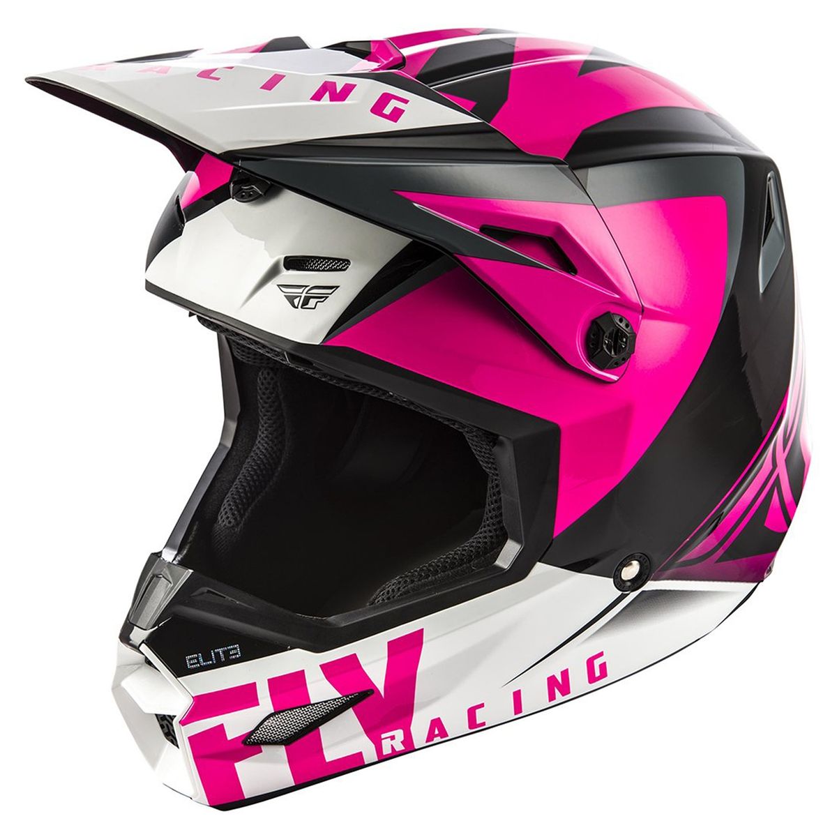 FLYRACING - Casco Mx Pink/Black