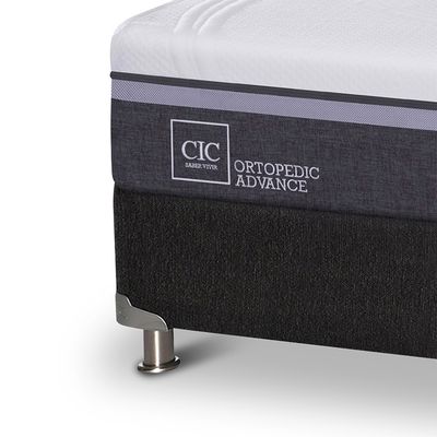 Imagen 2 del producto Box Spring Ortopedic Advance 1.5 Plaza Bn 105X200 Cm + Muebles Espresso