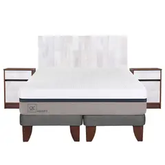 CIC - Cama Europea Balance King + Muebles Legno